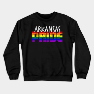Arkansas Pride LGBT Flag Crewneck Sweatshirt